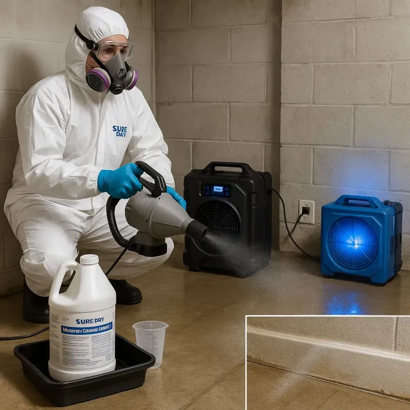 Sanitization and Odor Removal process in Polo, IL
