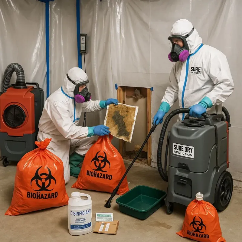 Contaminated Water Handling Protocols process in Polo, IL